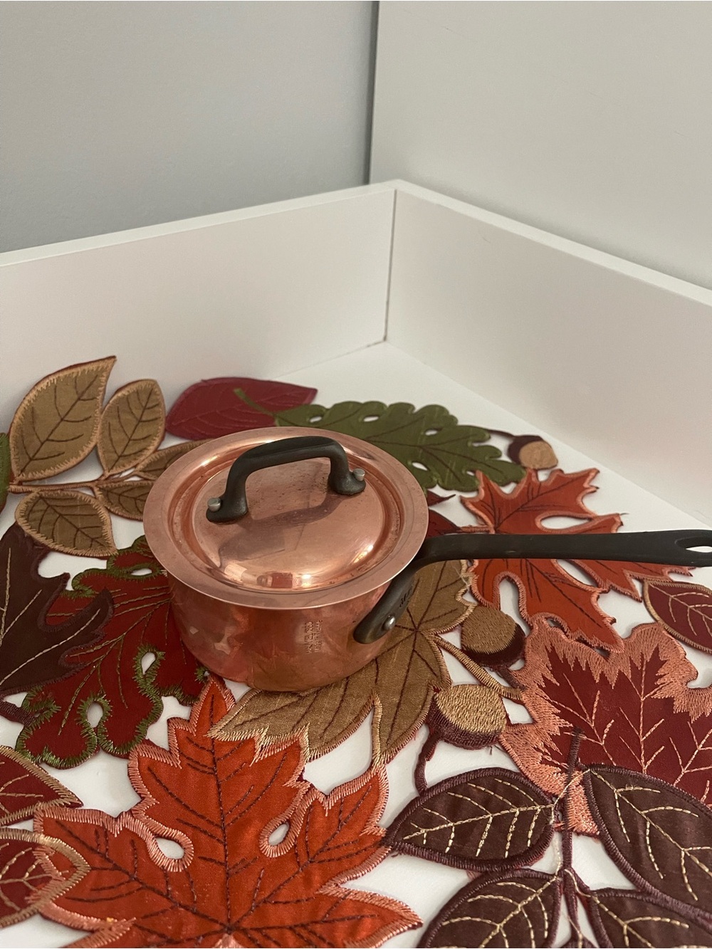 Mauviel 1830 Jacques Pépin Collection 4” Copper Saucepan / Butter Warmer